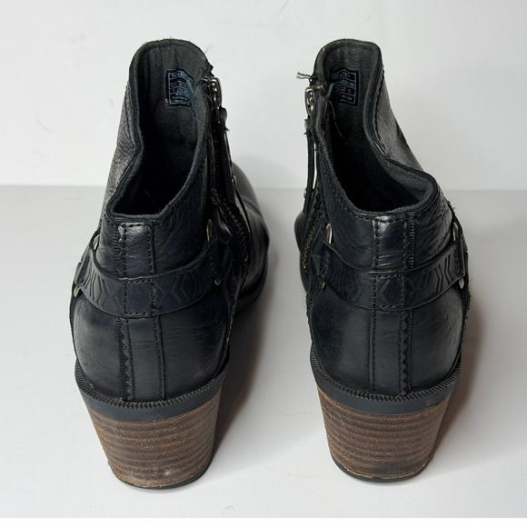 Teva Foxy Ankle Boots Black Leather Size 7 - Picture 5 of 7